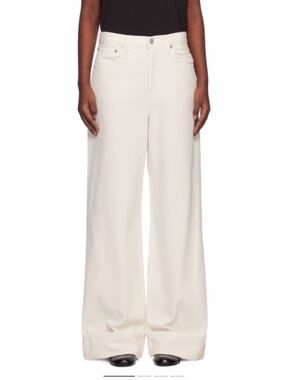 Agolde DAME HIGH RISE Wide Leg Jeans in Fortune Cookie size 29
